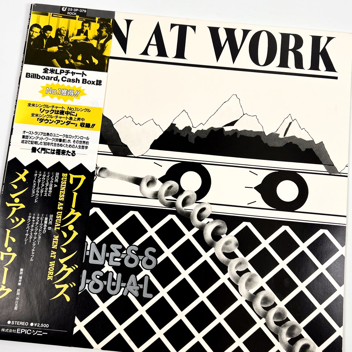 MEN AT WORK – Business As Usual First Japanese Pressing 25·3P-379 1982 OBI