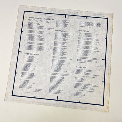 DURAN DURAN – Arena 1ª Edizione Giapponese – EMI EMS-91095 1984