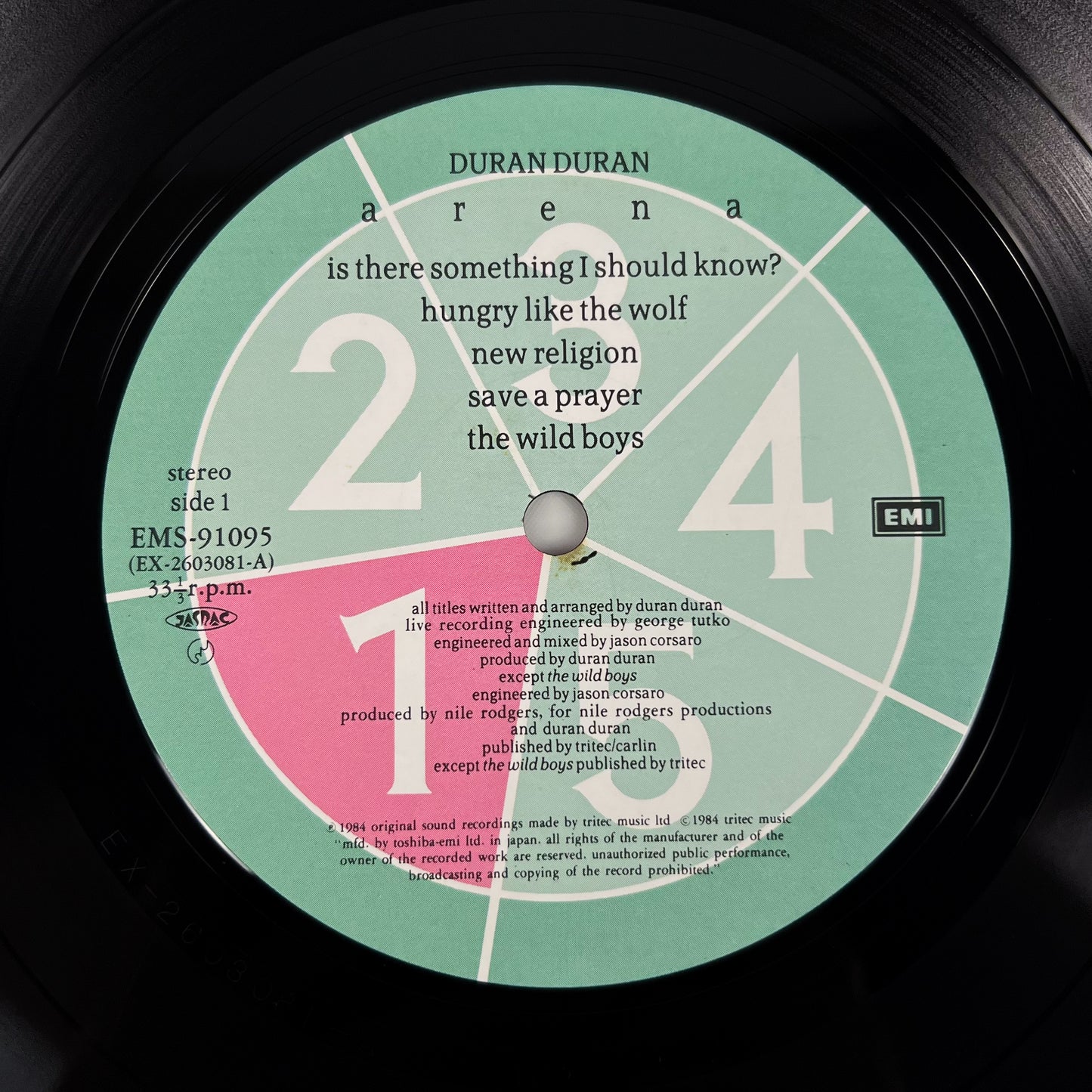 DURAN DURAN – Arena 1ª Edizione Giapponese – EMI EMS-91095 1984