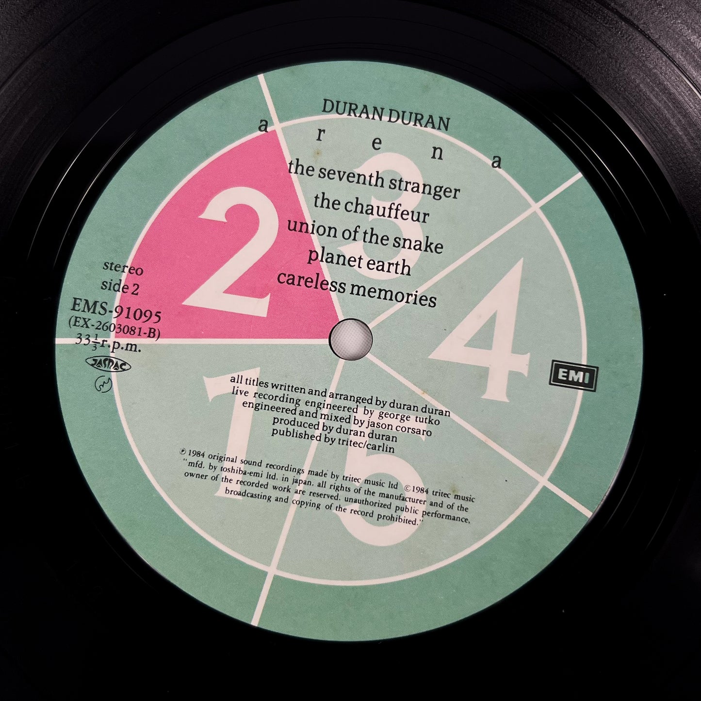 DURAN DURAN – Arena 1ª Edizione Giapponese – EMI EMS-91095 1984