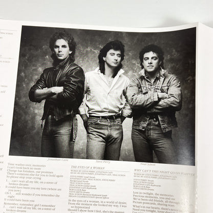 JOURNEY – Raised On Radio First Japanese Pressing 28AP 3177 1986 OBI SHRINK BACKSTAGE PASS