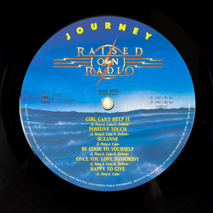 JOURNEY – Raised On Radio First Japanese Pressing 28AP 3177 1986 OBI SHRINK BACKSTAGE PASS