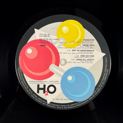 DARYL HALL & JOHN OATES – H₂O Édition japonaise RPL-8158 1982 OBI Translucide