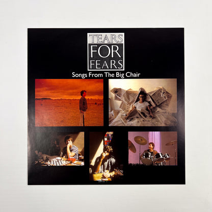 TEARS FOR FEARS – Songs From The Big Chair First Japanese Pressing 25PP-157 1985 OBI JVC Supervinyl