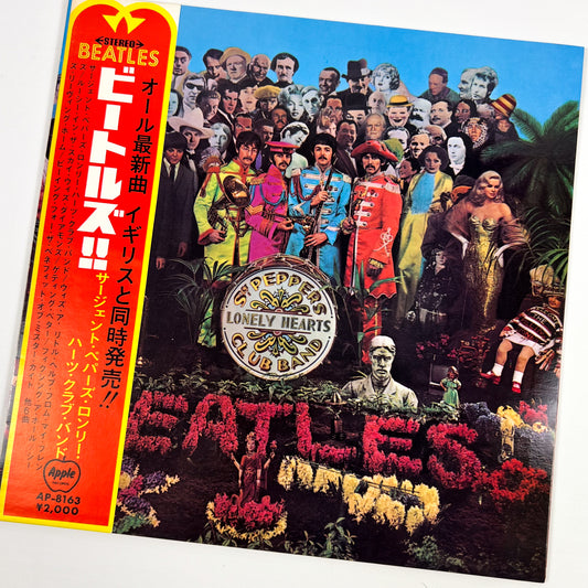 THE BEATLES – Sgt. Pepper’s Lonely Hearts Club Band Stampa Giapponese AP-8163 1969 OBI