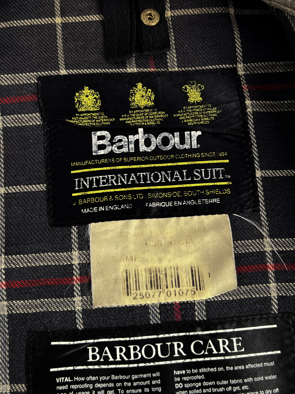 Barbour International A7 1994 C38 (S/M)