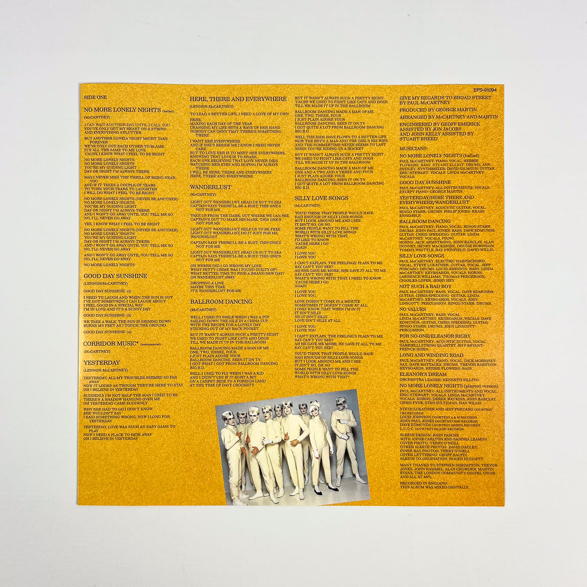 PAUL McCARTNEY – Give My Regards To Broad Street Prima Stampa Giapponese EPS-91094 1984 OBI POSTER