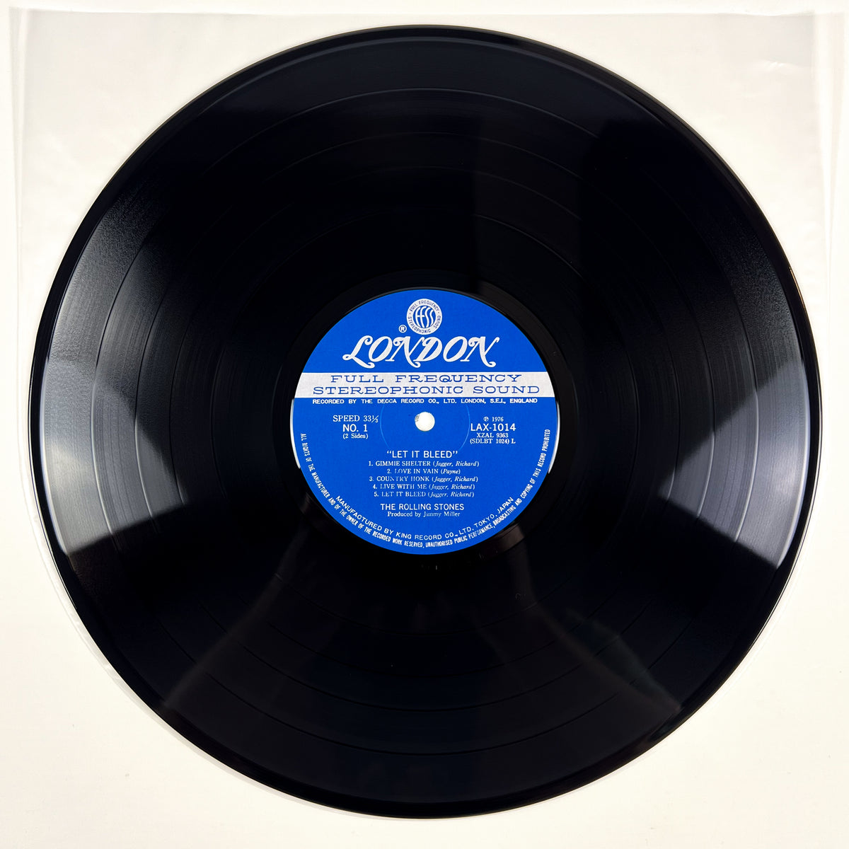 THE ROLLING STONES – Let It Bleed Impresión japonesa LAX-1014 1978 LIBRETO