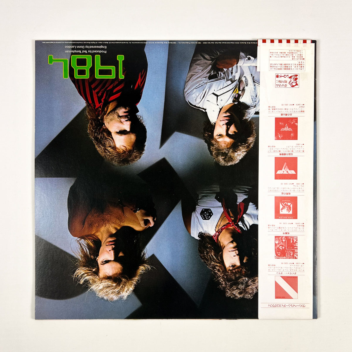 VAN HALEN – 1984 Prima Stampa Giapponese P-11369 1984 OBI