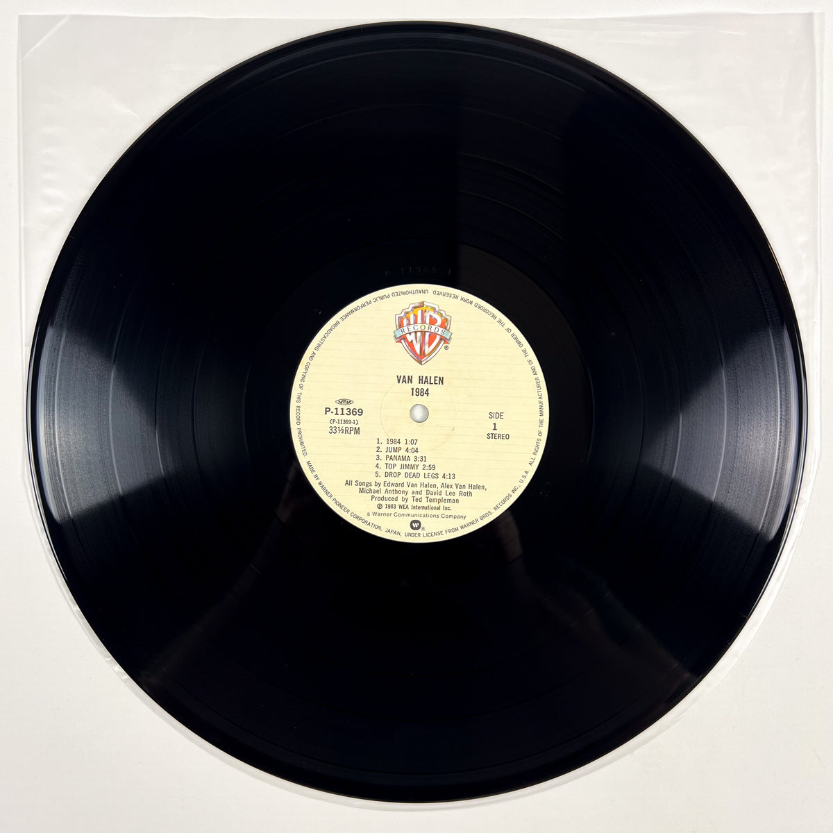 VAN HALEN – 1984 Prima Stampa Giapponese P-11369 1984 OBI