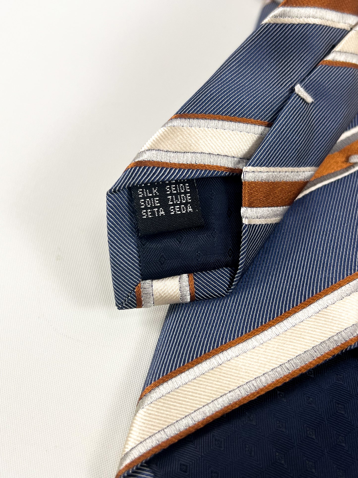 '70s Moss & Honey Regimental Tie