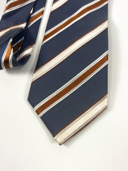 '70s Moss & Honey Regimental Tie