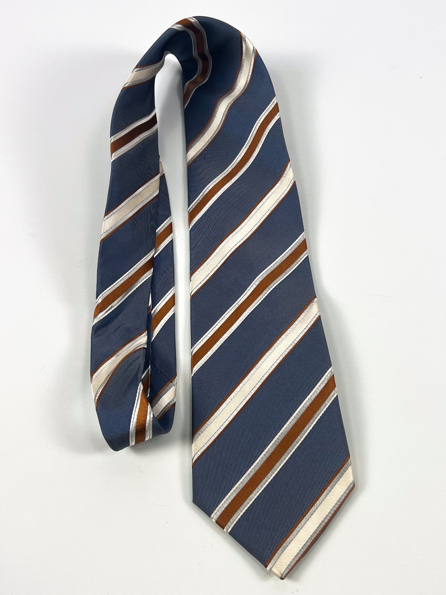 '70s Moss & Honey Regimental Tie