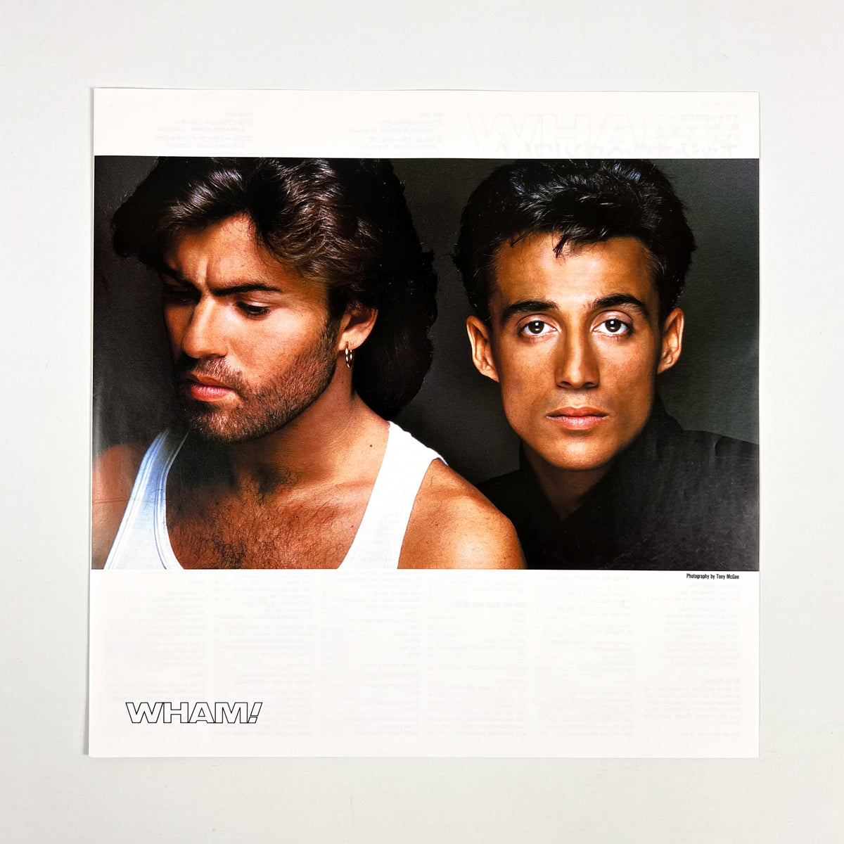 WHAM! – Music From The Edge Of Heaven Primera Impresión Japonesa 28·3P-750 1986 OBI