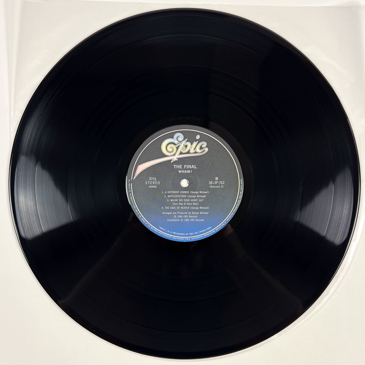 WHAM! – The Final Prima Stampa Giapponese 2LP 38·3P-751~2 1986 OBI SHRINK