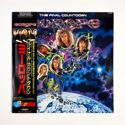 EUROPE – The Final Countdown Première impression japonaise VIL-28019 1986 OBI Translucide
