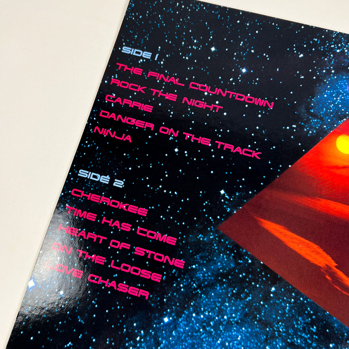 EUROPE – The Final Countdown Première impression japonaise VIL-28019 1986 OBI Translucide
