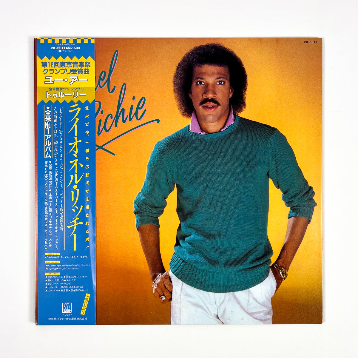 LIONEL RICHIE – Lionel Richie Stampa Giapponese VIL-6011 1983 OBI Translucent