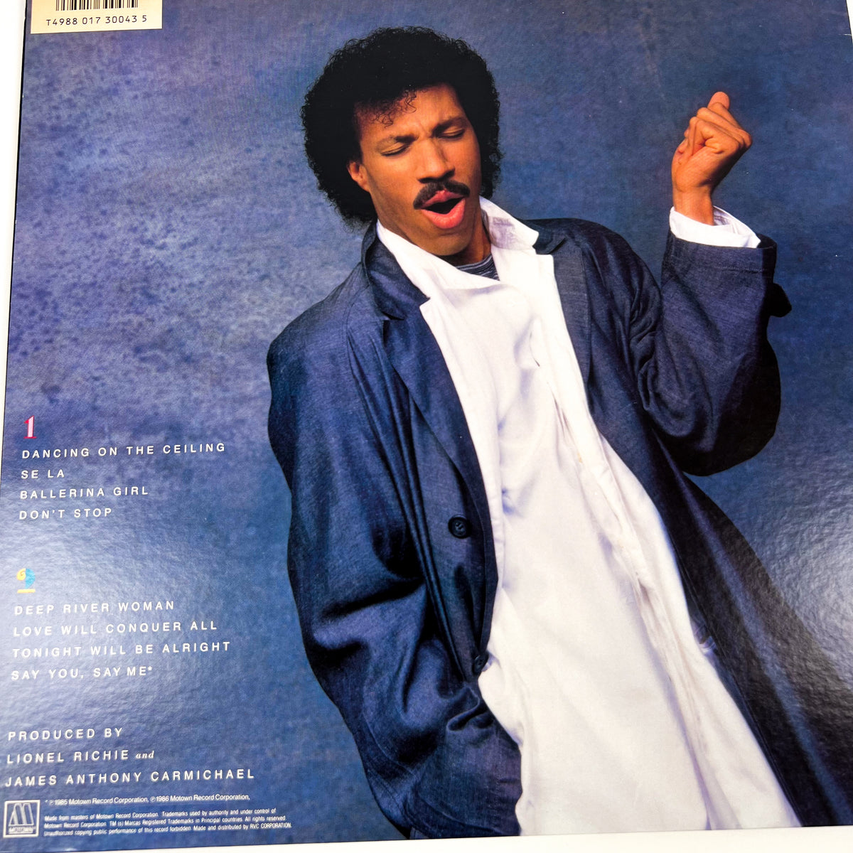 LIONEL RICHIE – Dancing On The Ceiling Prima Stampa Giapponese RMTL-8005 1986 OBI Translucent