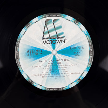 LIONEL RICHIE – Dancing On The Ceiling Prima Stampa Giapponese RMTL-8005 1986 OBI Translucent