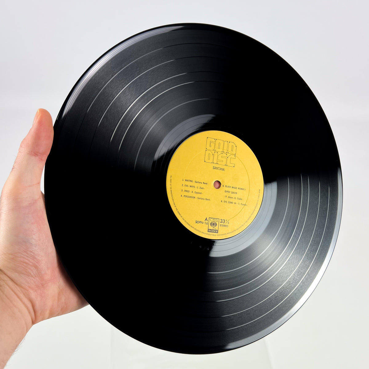SANTANA – Santana Gold Disc Prima Stampa Giapponese SOPN-16 1973 OBI