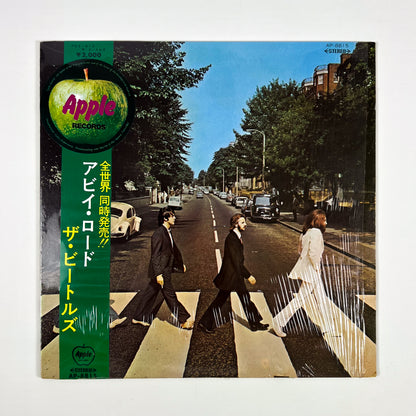 THE BEATLES – Abbey Road Prima Stampa Giapponese AP-8815 1969 Red Vinyl OBI SHRINK