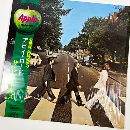 THE BEATLES – Abbey Road Prima Stampa Giapponese AP-8815 1969 Red Vinyl OBI SHRINK