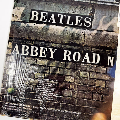 THE BEATLES – Abbey Road Prima Stampa Giapponese AP-8815 1969 Red Vinyl OBI SHRINK