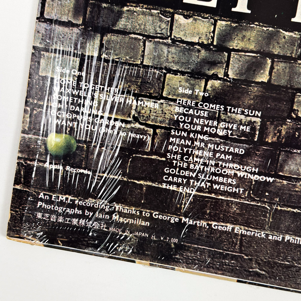 THE BEATLES – Abbey Road Prima Stampa Giapponese AP-8815 1969 Red Vinyl OBI SHRINK