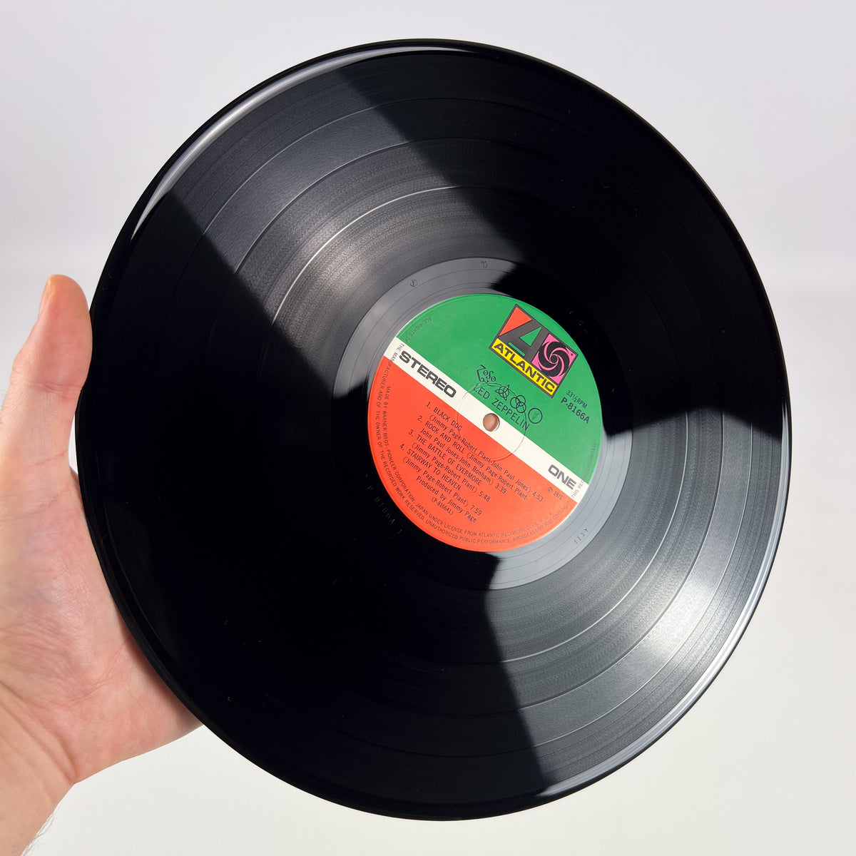 LED ZEPPELIN – Led Zeppelin IV Prima Stampa Giapponese P-8166A 1971 OBI