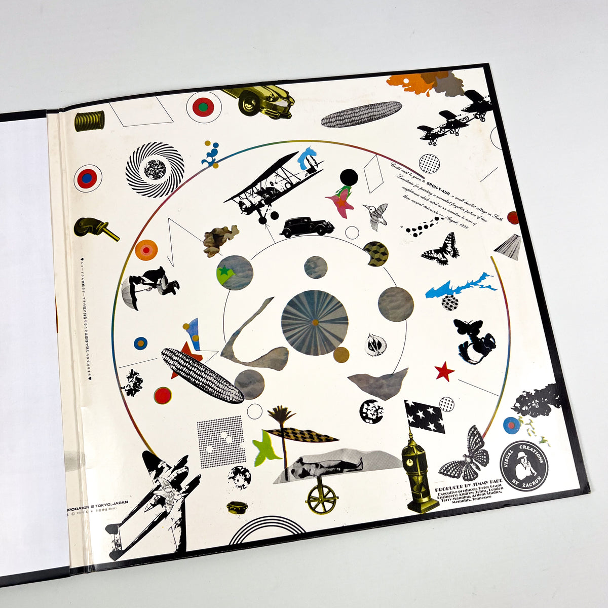 LED ZEPPELIN - Led Zeppelin III Impresión Japonesa - Atlantic P-10106A 1976 PÓSTER