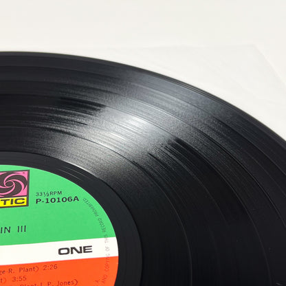 LED ZEPPELIN - Led Zeppelin III Impresión Japonesa - Atlantic P-10106A 1976 PÓSTER