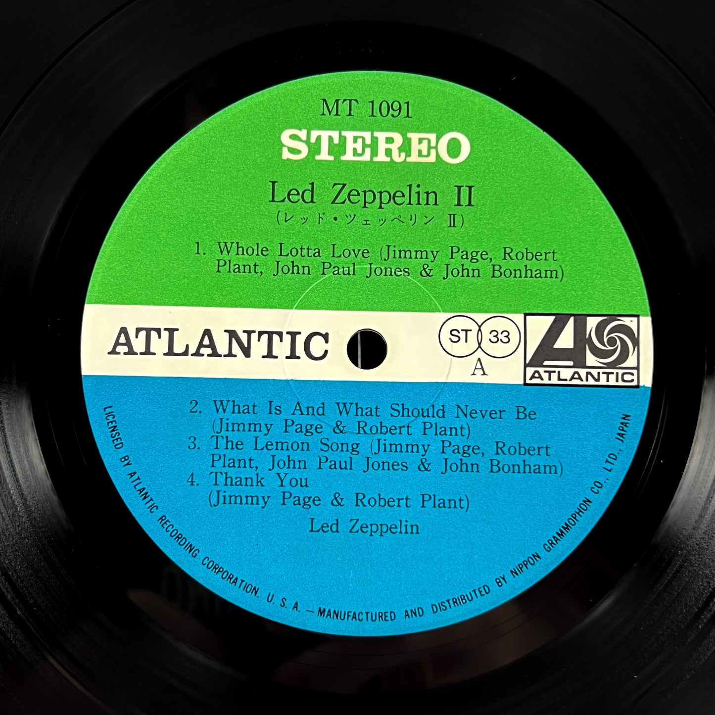 LED ZEPPELIN II – 1ª Edizione Giapponese MT-1091 1969