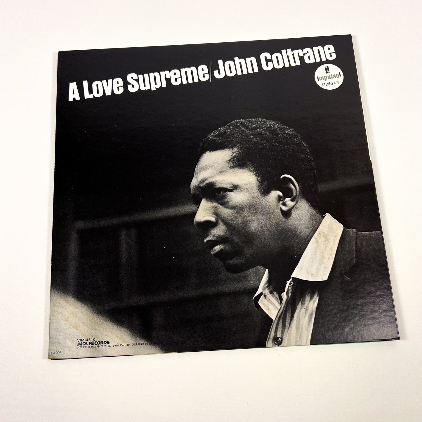 JOHN COLTRANE – A Love Supreme - Stampa Giapponese – MCA Records VIM-4610 1980 Translucent Vinyl