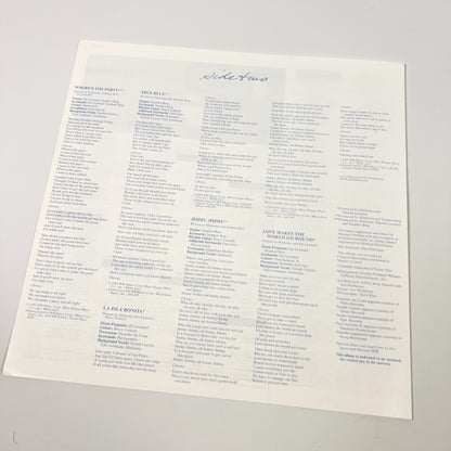 MADONNA – True Blue 1ª Edizione Giapponese - Warner Pioneer P-13310 1986 PROMO