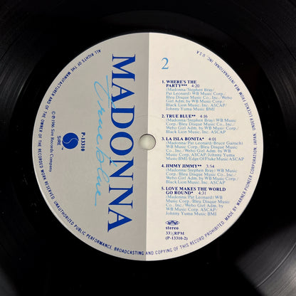 MADONNA – True Blue Prima Stampa Giapponese P-13310 1986 OBI POSTER