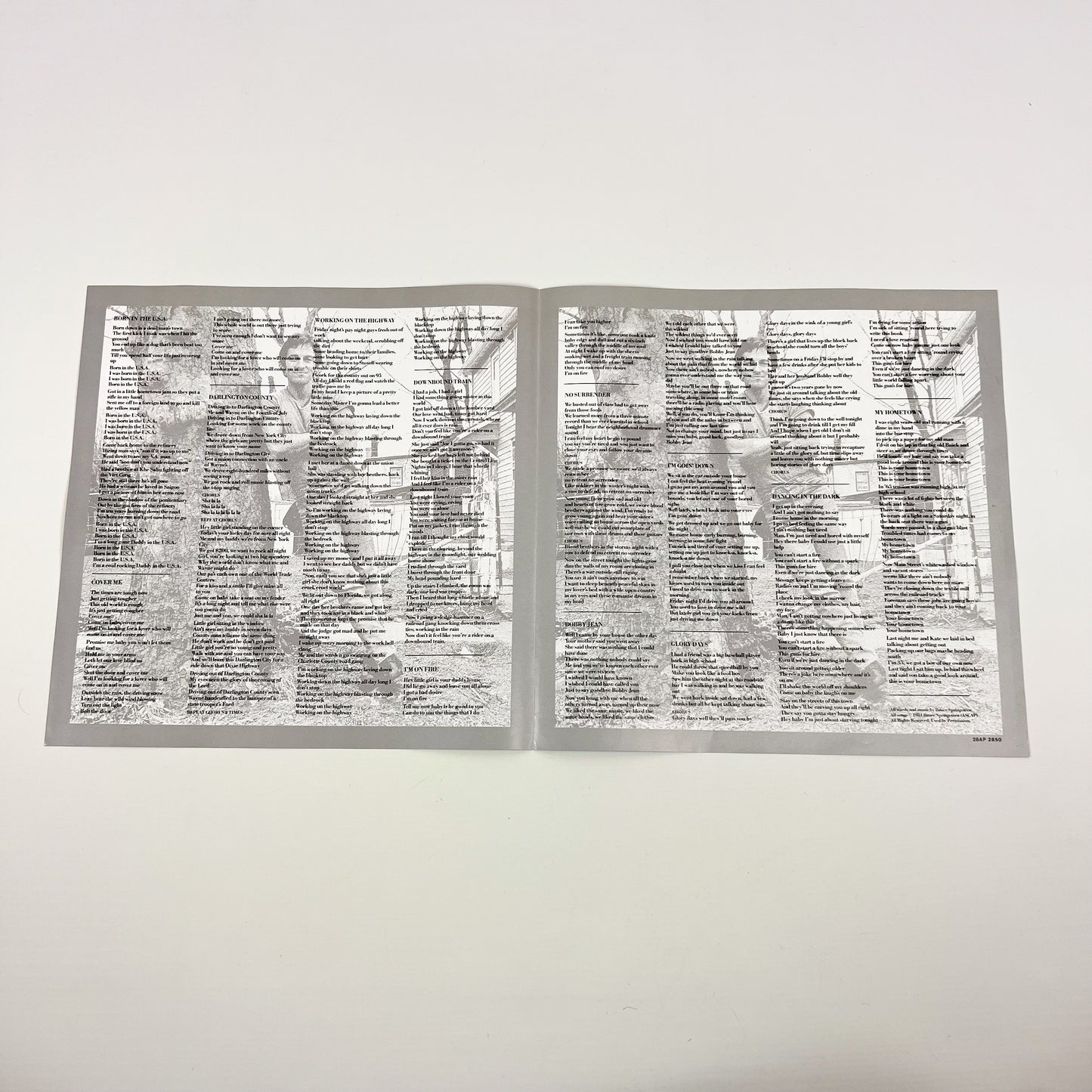 BRUCE SPRINGSTEEN – Born In The U.S.A. 1ª Edizione Giapponese – CBS/Sony 28AP 2850 1984 SHRINK