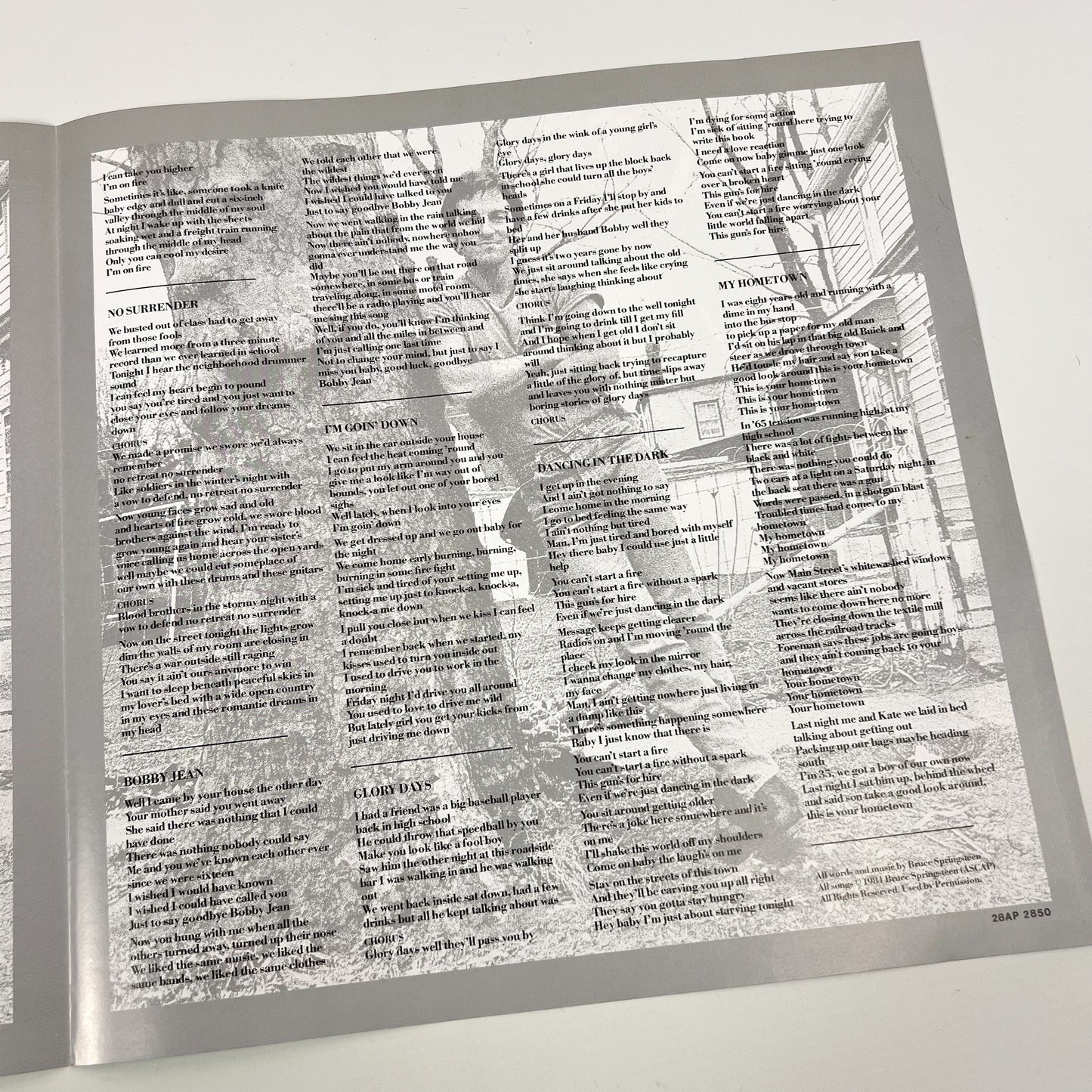 BRUCE SPRINGSTEEN – Born In The U.S.A. 1ª Edizione Giapponese – CBS/Sony 28AP 2850 1984 SHRINK