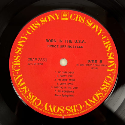 BRUCE SPRINGSTEEN – Born In The U.S.A. 1ª Edizione Giapponese – CBS/Sony 28AP 2850 1984 SHRINK