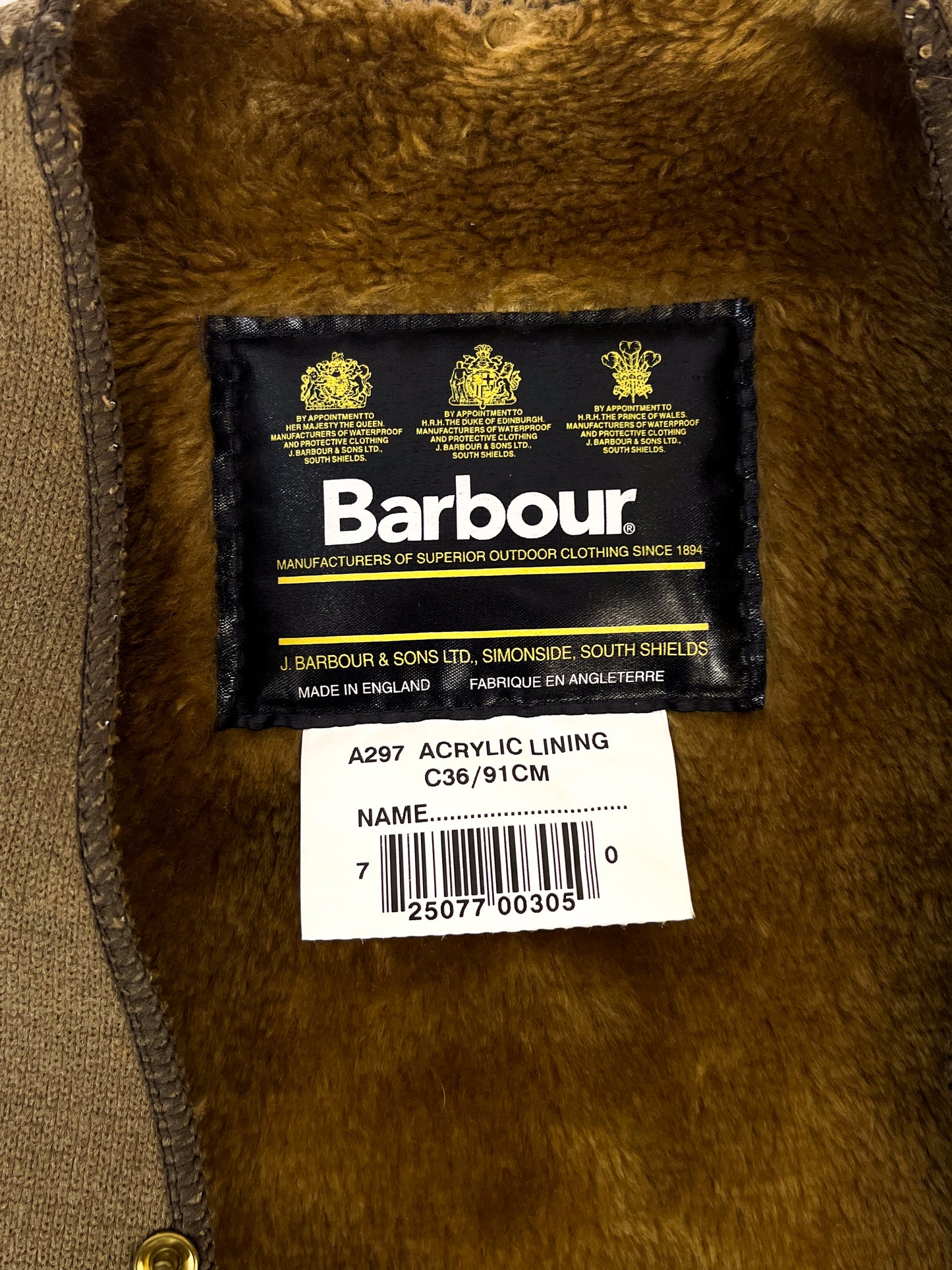 Gilet Barbour A297 C36
