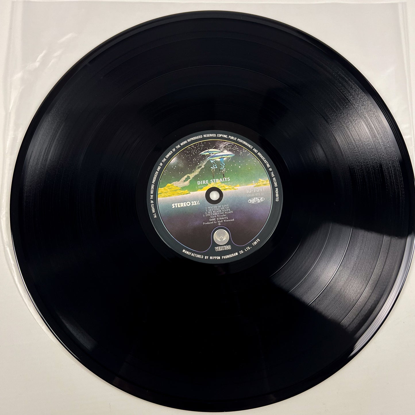 DIRE STRAITS – Dire Straits 1ª Edizione Giapponese – Vertigo RJ-7541 1978 TRANSLUCENT