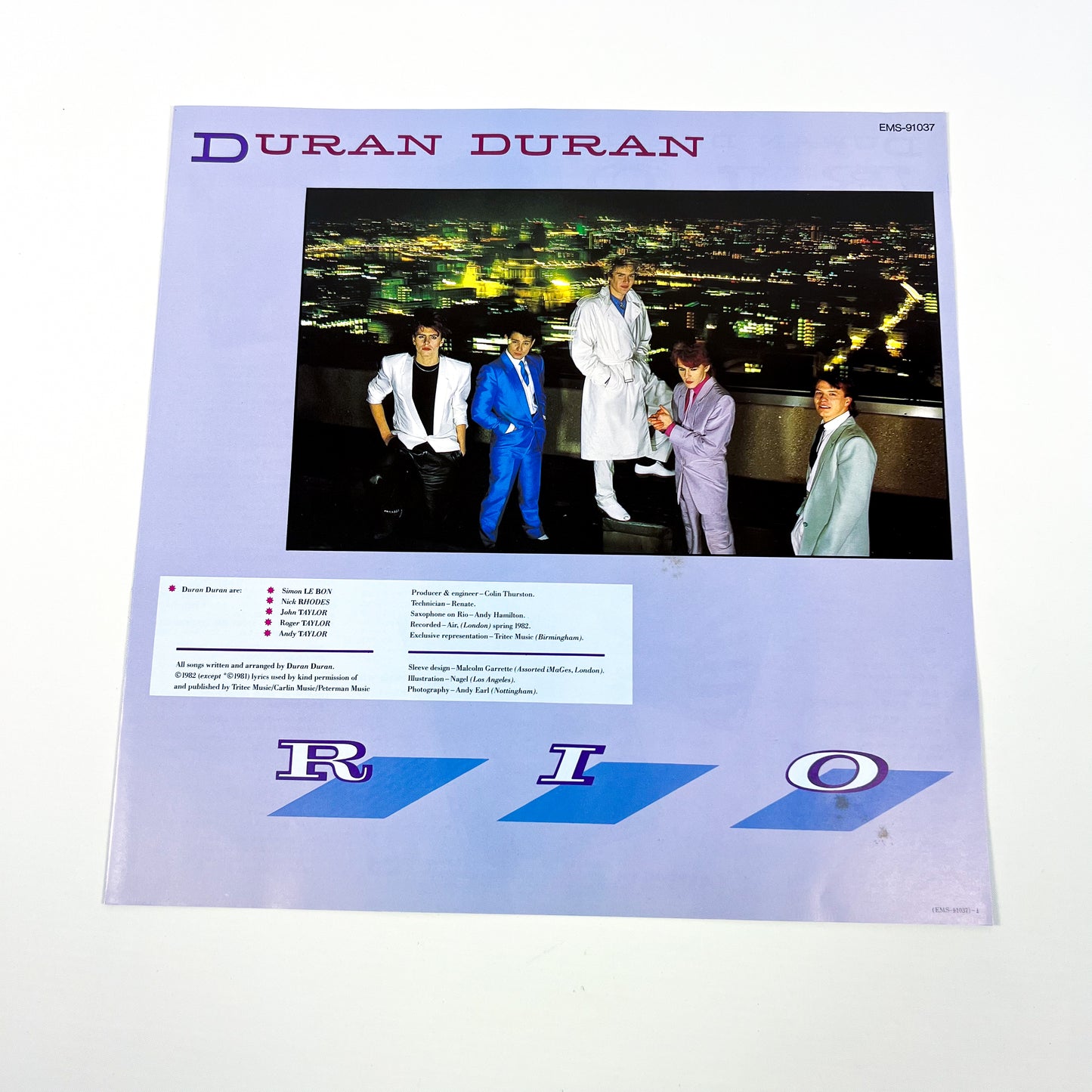 DURAN DURAN – Rio 1ère édition japonaise – EMI EMS-91037 1982