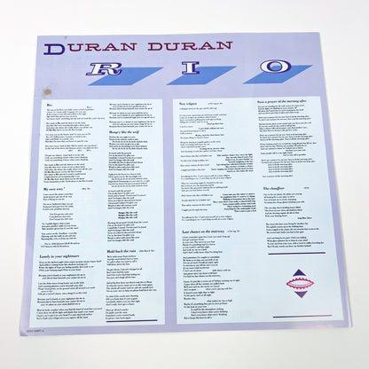 DURAN DURAN – Rio 1ère édition japonaise – EMI EMS-91037 1982