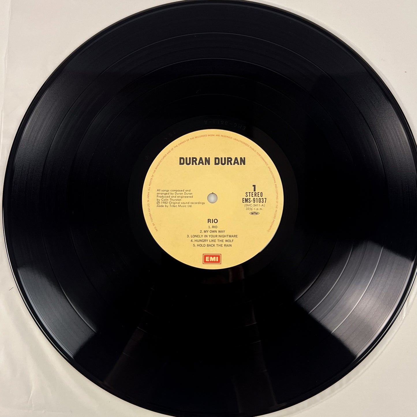 DURAN DURAN – Rio 1ère édition japonaise – EMI EMS-91037 1982
