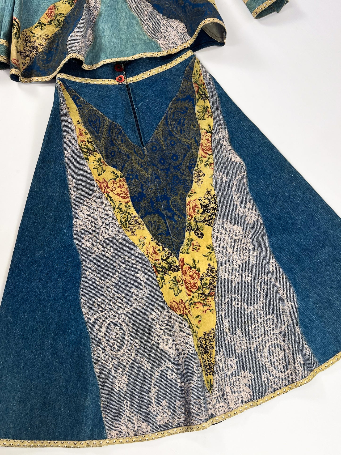 Tailleur Roberto Cavalli Patchwork anni '70 - Da collezione