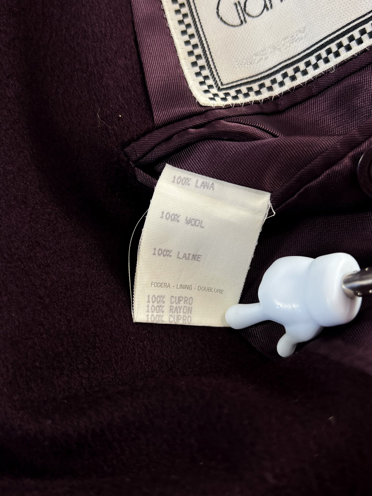 Giacca Gianni Versace in lana vintage