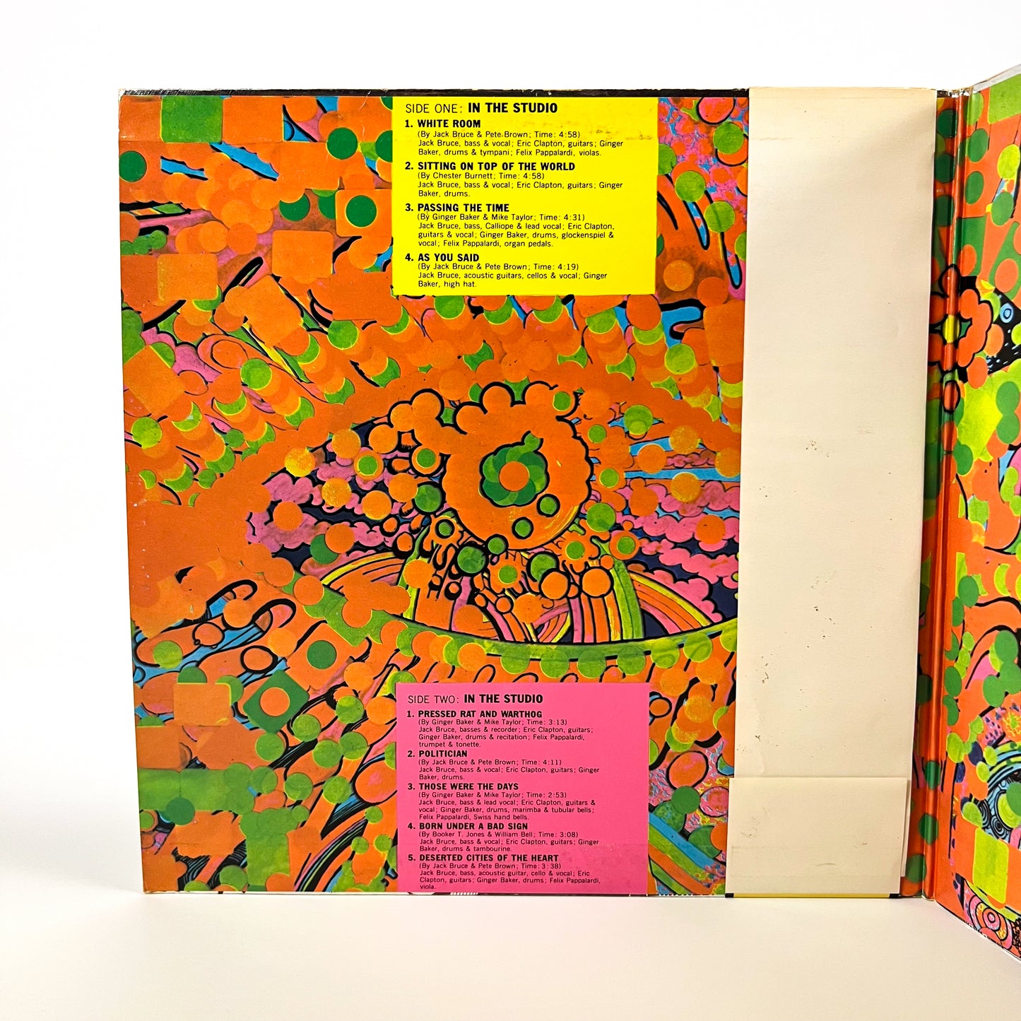 CREAM – Wheels Of Fire 1ère édition japonaise – Polydor MP 9413/14 1972 POCHETTE PELLICULÉE