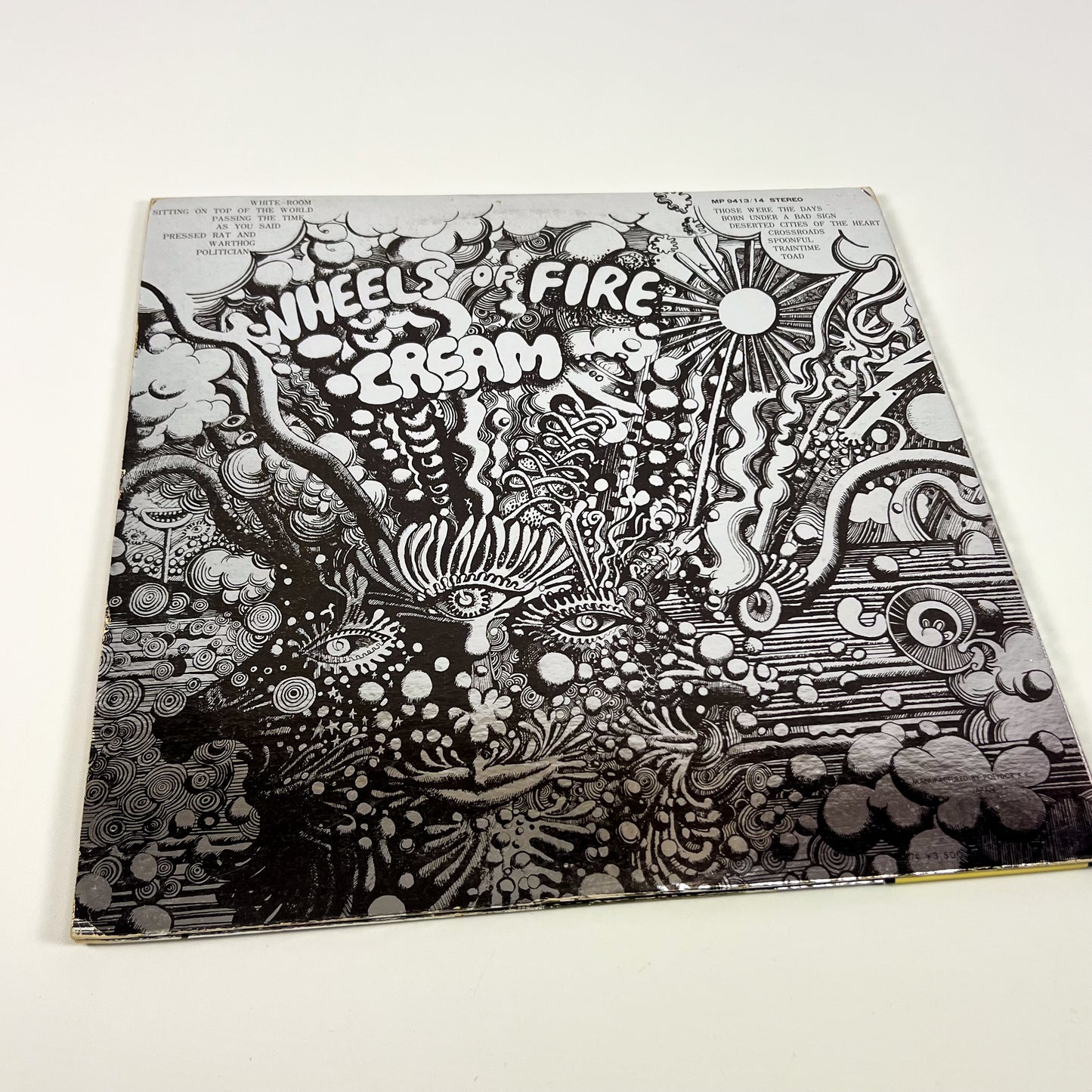 CREAM – Wheels Of Fire 1ère édition japonaise – Polydor MP 9413/14 1972 POCHETTE PELLICULÉE