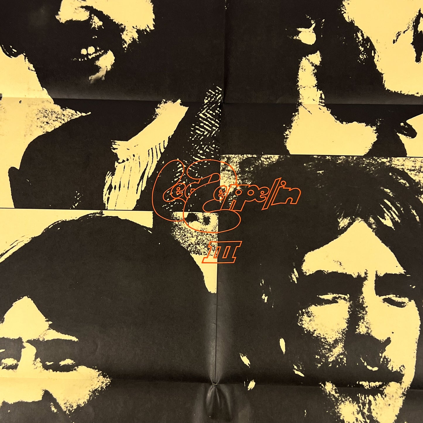 LED ZEPPELIN III - Pressage japonais - Atlantic P-10106A 1976 POSTER