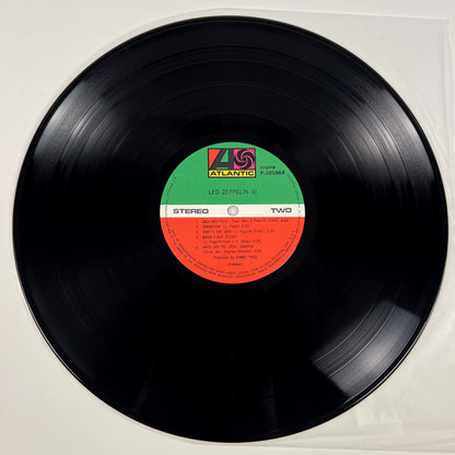 LED ZEPPELIN III - Pressage japonais - Atlantic P-10106A 1976 POSTER